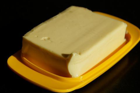 Butter. The Bengali for "butter" is "মাখন".