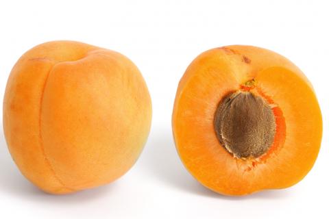 Apricot. The Bengali for "apricot" is "খুবানি".