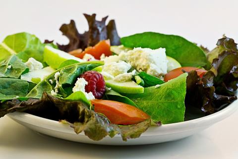 Salad. The Croatian for "salad" is "salata".