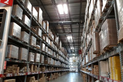 Warehouse. The Croatian for "warehouse" is "skladište".