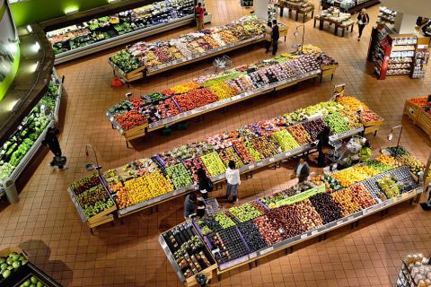 Supermarket. The Dutch for "supermarket" is "supermarkt".