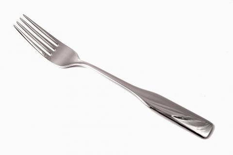 The fork. The Dutch for "the fork" is "de vork".