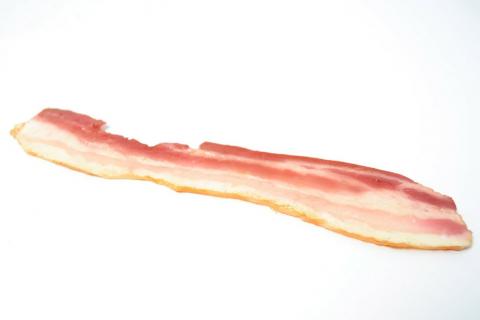 Bacon. The Dutch for "bacon" is "spek".