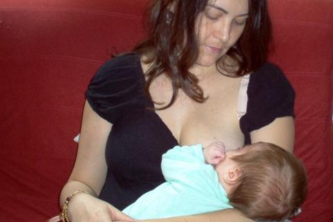 Breastfeeding. The Dutch for "breastfeeding" is "borstvoeding".