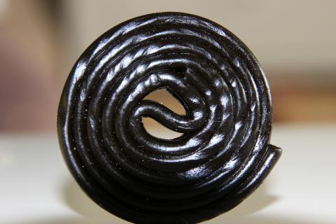 Liquorice (British); licorice (American). The Dutch for "liquorice (British); licorice (American)" is "drop".