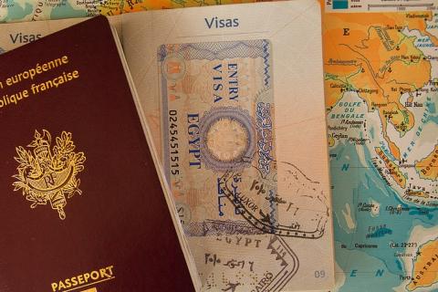 Visa. The Dutch for "visa" is "visum".