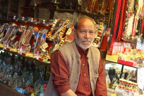 Shopkeeper. The Dutch for "shopkeeper" is "winkelier".