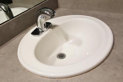 Sink. The Dutch for "sink" is "wastafel".