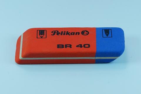 A rubber (British); an eraser (American). The French for "a rubber (British); an eraser (American)" is "une gomme".