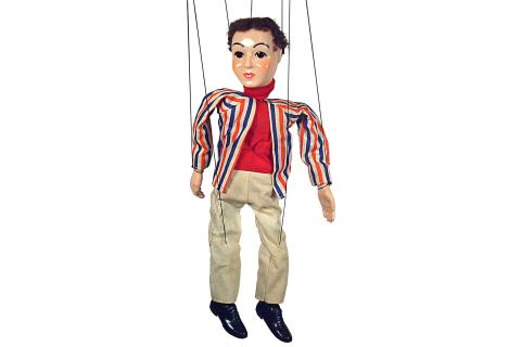 A puppet. The French for "a puppet" is "une marionnette".