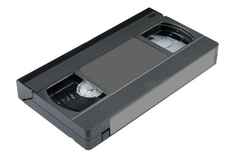 Video tape. The French for "video tape" is "cassette vidéo".
