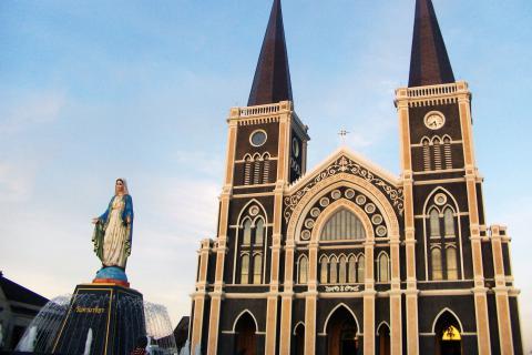 The church. The French for "the church" is "l’église".