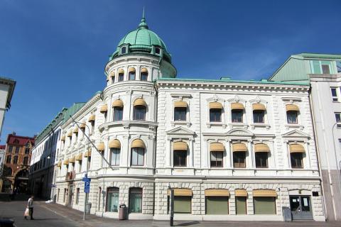 The embassy. The French for "the embassy" is "l’ambassade".