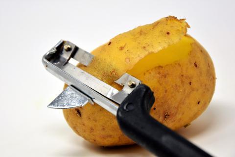 To peel. The German for "to peel" is "schälen".