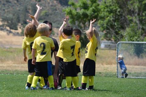 Team. The German for "team" is "Mannschaft".