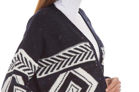 Cardigan. The Greek for "cardigan" is "πλεκτή ζακέτα".