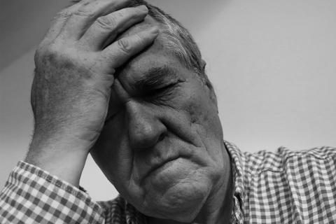 To have a headache. The Greek for "to have a headache" is "να έχεις πονοκέφαλο".