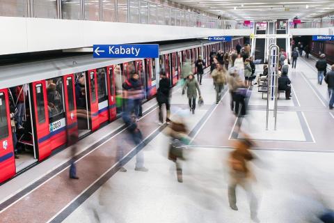 The public transport. The Greek for "the public transport" is "οι δημόσιες συγκοινωνίες".