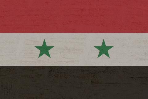 Syria. The Greek for "Syria" is "Συρία".