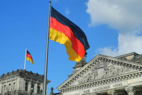 Germany. The Greek for "Germany" is "Γερμανία".