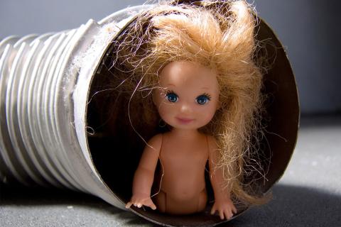 Doll. The Greek for "doll" is "κούκλα".