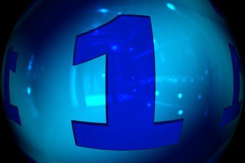 One. The Hindi for "one" is "एक".