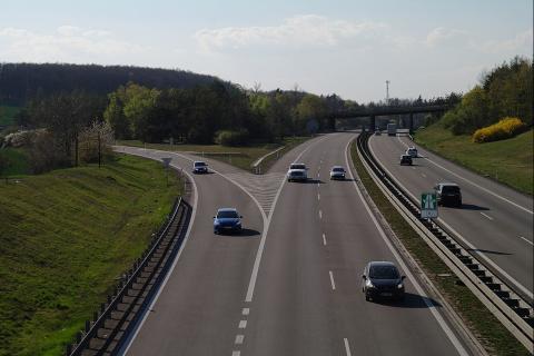 Highway. The Italian for "highway" is "autostrada".