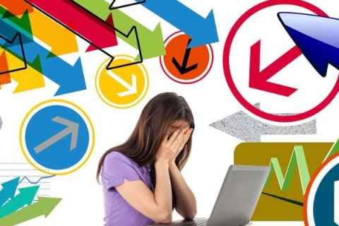 Stressed. The Italian for "stressed" is "stressato".