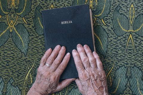 Bible. The Pandunia for "Bible" is "Biblia".