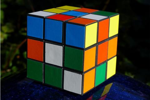 Cube. The Pandunia for "cube" is "kube".