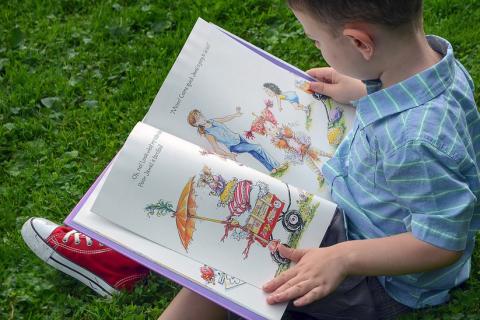 Picture book. The Pandunia for "picture book" is "grafi buku".