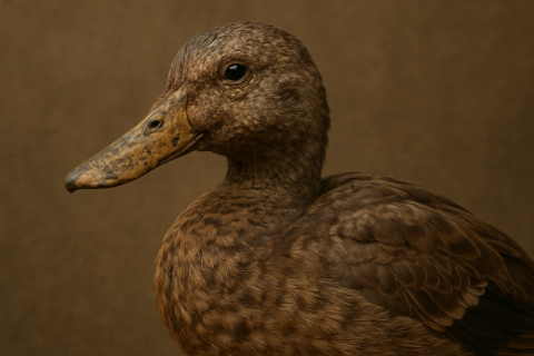 An old duck. The Polish for "an old duck" is "stara kaczka".