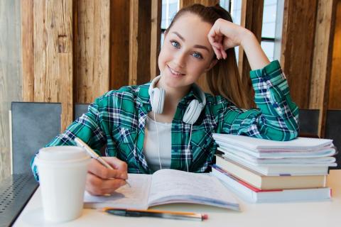 Homework. The Portuguese for "homework" is "trabalho de casa".