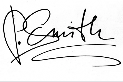 Signature; autograph. The Thai for "signature; autograph" is "ลายเซ็น".