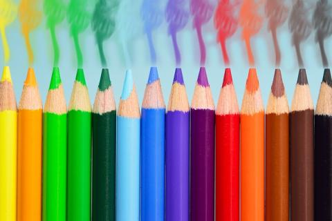 Colored pencils. The Thai for "colored pencils" is "ดินสอสี". Colored pencils. The Thai for "colored pencils" is "ดินสอสี".