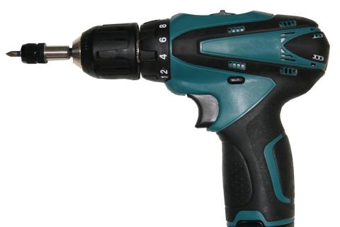An electric screwdriver. The Thai for "an electric screwdriver" is "ไขควงไฟฟ้า".