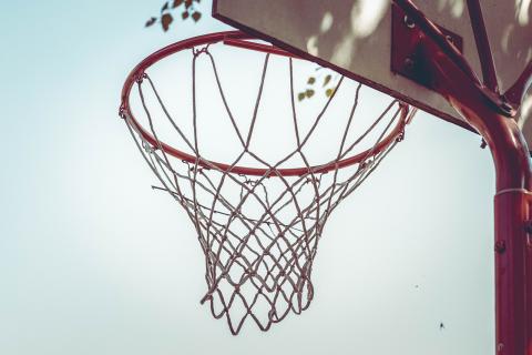 A basketball hoop. The Thai for "a basketball hoop" is "ห่วงบาสเกตบอล". A basketball hoop. The Thai for "a basketball hoop" is "ห่วงบาสเกตบอล".