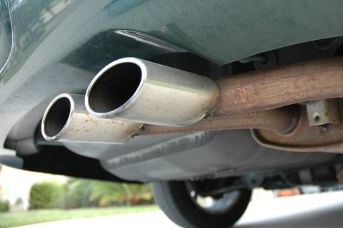 Exhaust pipe. The Thai for "exhaust pipe" is "ท่อไอเสีย".