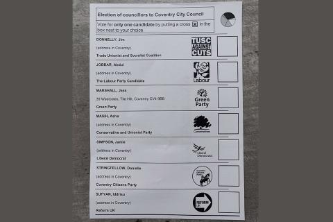 Ballot. The Thai for "ballot" is "บัตรลงคะแนน". Ballot. The Thai for "ballot" is "บัตรลงคะแนน".