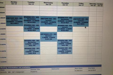 Class schedule. The Thai for "class schedule" is "ตารางเรียน". Class schedule. The Thai for "class schedule" is "ตารางเรียน".