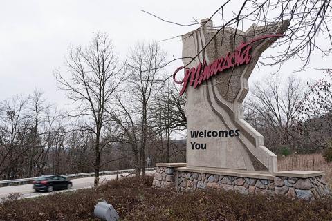 Minnesota. The Ukrainian for "Minnesota" is "Мінесота".