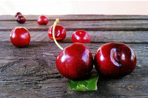 Cherry. The Ukrainian for "cherry" is "вишня".